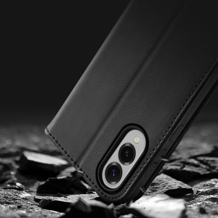 Produktbild Dux Ducis Samsung Galaxy S25 Edge Cover with Wallet - Black (Samsung Galaxy S25 Edge)