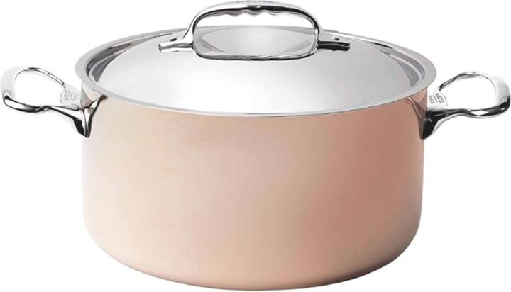 Image du produit de Buyer Inocuivre Casserole avec couvercle (24 cm, Casserole, Cuivre)