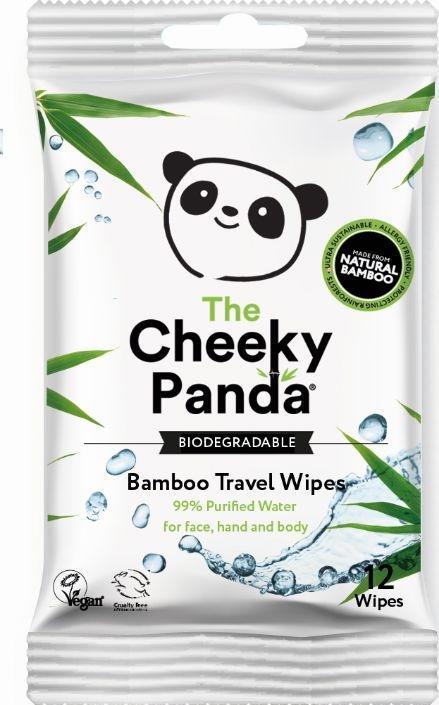 Actual product image The Cheeky Panda Handy Wipes White Unscented 12 Count (12 Piece)