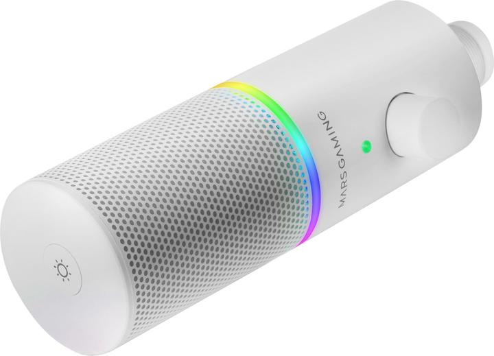 Image du produit Mars Gaming Microphone Mmic-Xt RGB Avec Bras De Montage (Blanc)