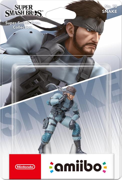 Actual product image Nintendo amiibo Super Smash Bros. Snake. (Wii U, Switch, 3DS)