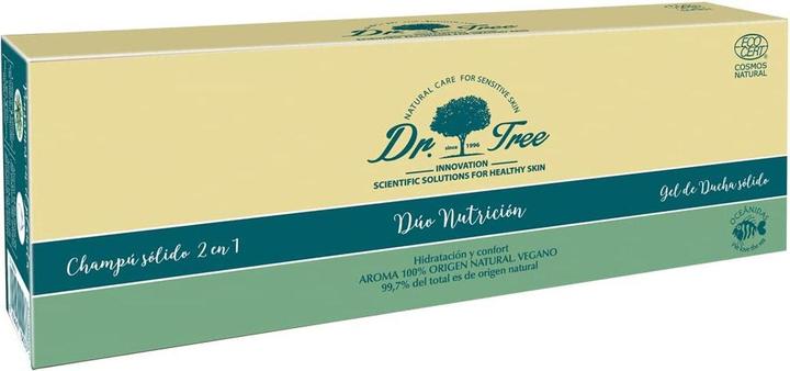 Produktbild Dr. Tree Duo Solid Nutrition Solid Shampoo + Nourishing Shower Gel Sulfatfrei Parabenfrei Nourish (Festes Shampoo)