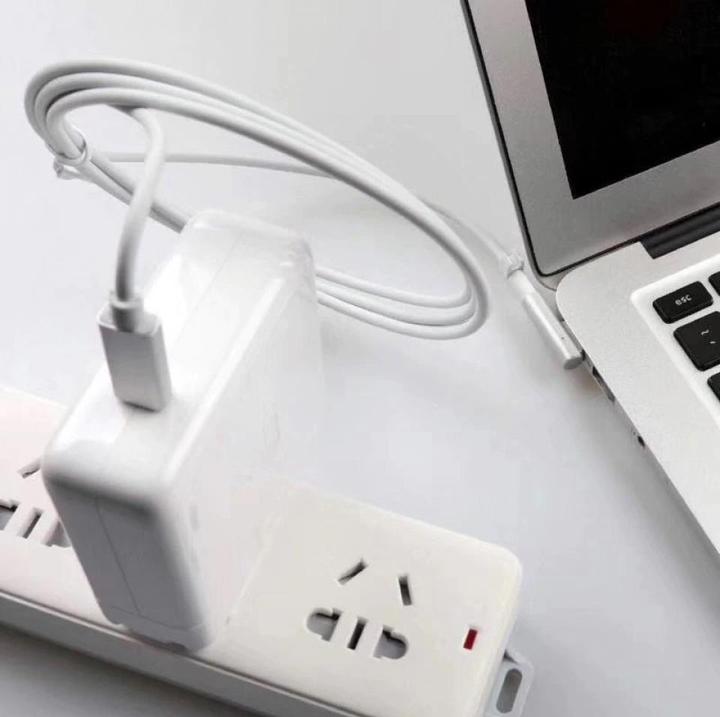 Actual product image PowerGuard USB-C to MagSafe Charging Cable for MacBook Air, Pro (2008-2012) L-Style (60 W)
