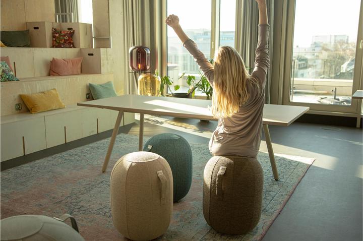 Actual product image Vluv Kapsul Stov M Sitting Ball, Beige