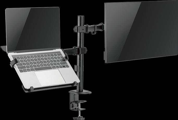 Produktbild LogiLink Monitorhalterung 2-fach, 1732"-Monitore, 1015,6" Notebooks/Tablets (Tisch, 32")