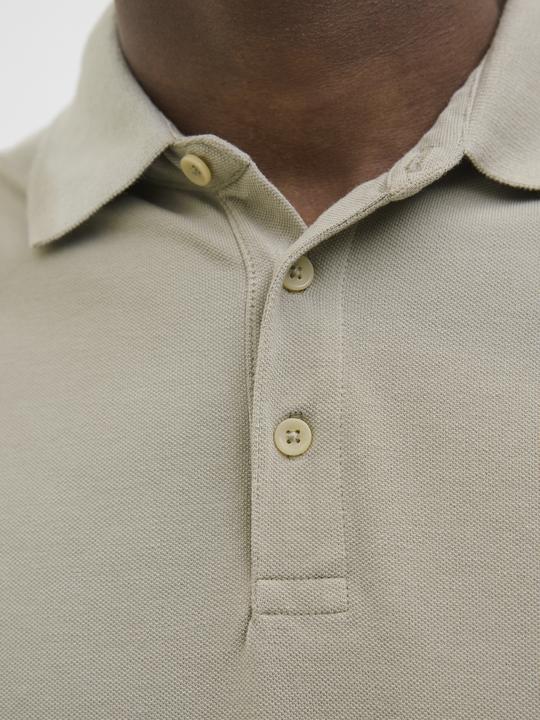 Actual product image Jack & Jones Single-coloured shirt collar polo shirt Poloshirt (XL)