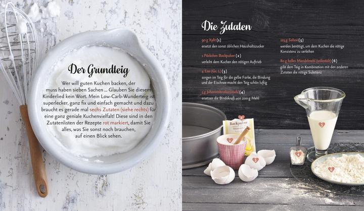 Produktbild 40 Low-Carb-Kuchen aus 1 Teig (Deutsch, Beate Strecker, 2018)