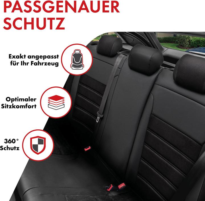 Immagine prodotto Walser Coprisedile per Seat Leon (5F1) 09/2012-oggi, 1 coprisedile posteriore