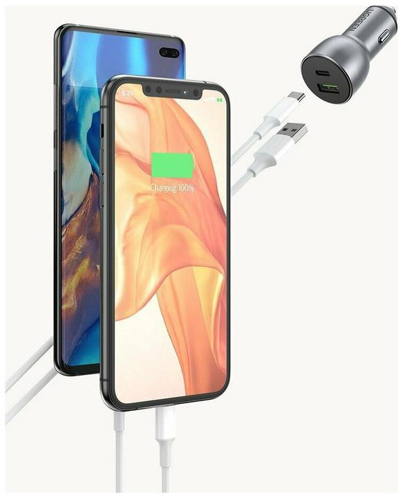 Image du produit Ugreen Chargeur de voiture USB-C PD + USB-A QC 36W