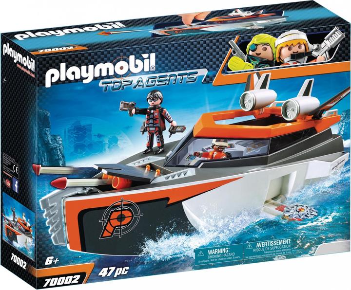 Actual product image Playmobil Spy Team Turboship (70002)