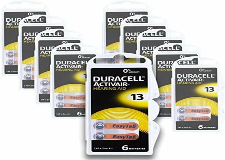 Actual product image Duracell Hearing aid battery Activair 13 (6 pcs., ZA13 GP, 290 mAh)
