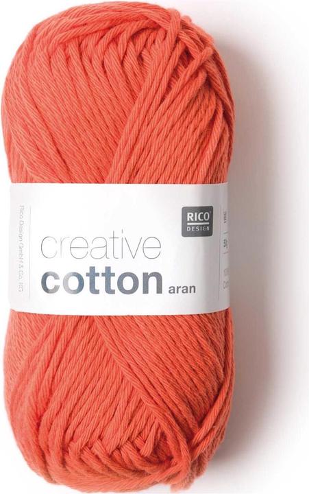 Actual product image Rico Design Wool Creative Cotton Aran 50 g, Powder (85 m)