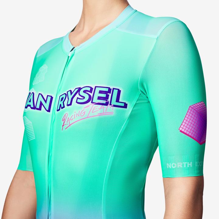 Produktbild Van rysel Radtrikot Rennrad kurzarm Sommer Racer 2 Aquamarin (S)