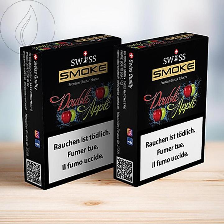 Image du produit Swiss Smoke Tabac à chicha Double Apple 50g (Pomme)