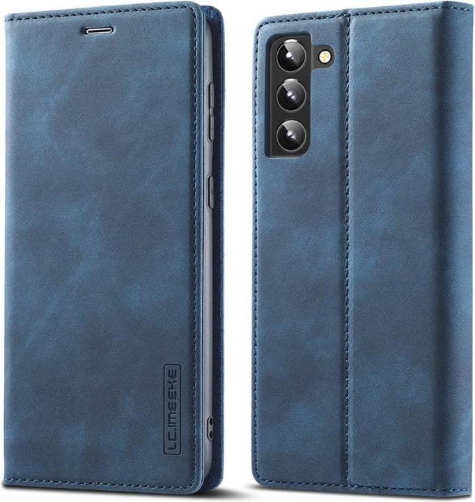 Produktbild Cover-Discount Galaxy S22 - Stand Flip Case Hülle blau (Samsung Galaxy S22)