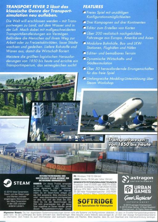 Immagine prodotto astragon Febbre da trasporto 2 (PC, Multilingue)