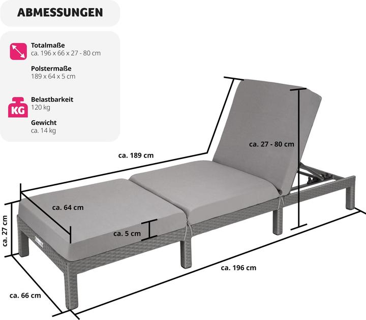 Image du produit tectake Sofia (196 cm)