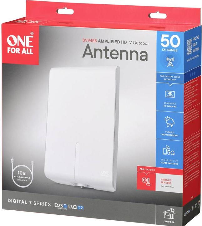 Immagine prodotto One for All Joete (Antenna piatta, DVB-T / -T2)