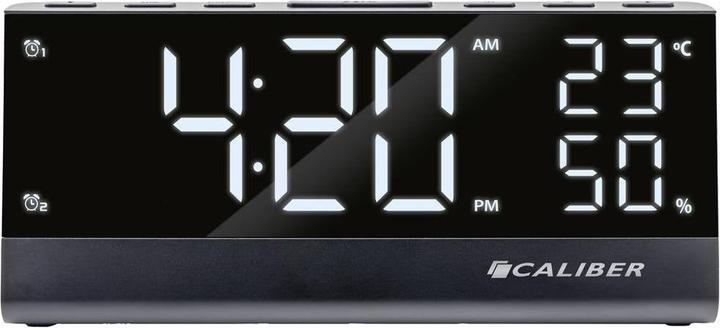 Produktbild Caliber HCG023 Wecker Schwarz Alarmzeiten 2