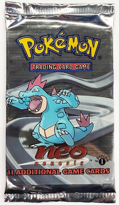 Actual product image Pokémon Neo Genesis 1st Edition Booster Sealed (Typhlosion Artwork) - EN (English, Booster Pack)