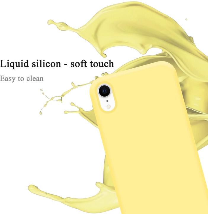 Actual product image Cadorabo TPU Liquid Silicone Case Cover (Apple iPhone XR)
