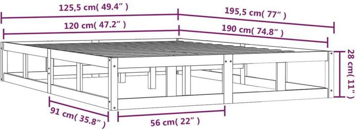 Produktbild VidaXL Nelek (120 x 190 cm)