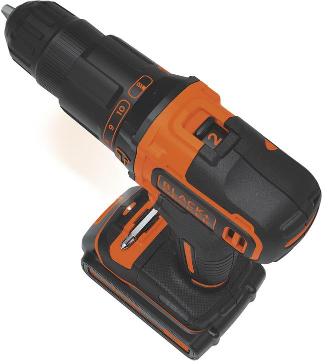Actual product image Black & Decker Cordless screwdriver drill (Rechargeable battery operated)