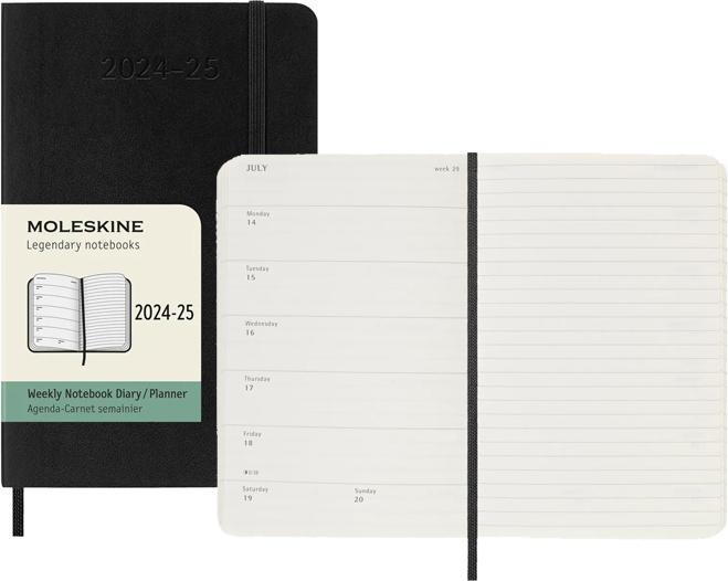 Actual product image Moleskine Weekly calendar (A6, Pocket, English)