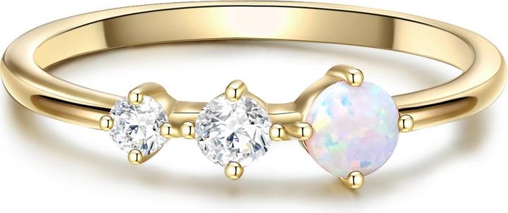 Glanzstücke München Damen Sterling Silber Zirkonia gelbgold - 26577