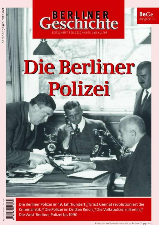 Immagine prodotto Berliner Geschichte - Zeitschrift für Geschichte und Kultur (Tedesco, Fondata nel 1865 Associazione per la Storia di Berlino e. V., 2020)