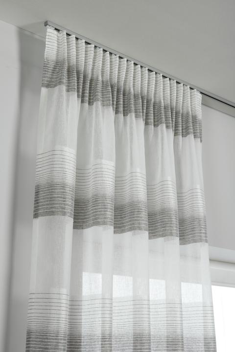 Actual product image Gardinia Aluminium curtain track set 1 run Lucy