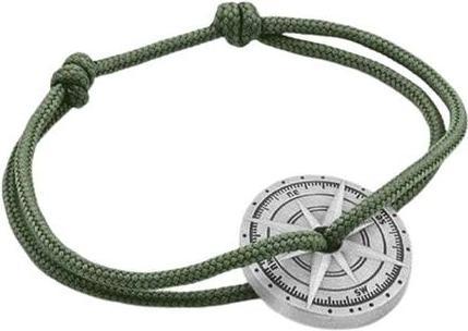 Actual product image Le vent à la française Argent Vieilli bracelet - Khaki