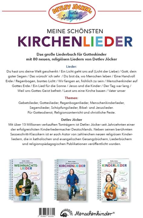 Produktbild Meine schönsten Kirchenlieder (Deutsch, Detlev Jöcker, 2021)