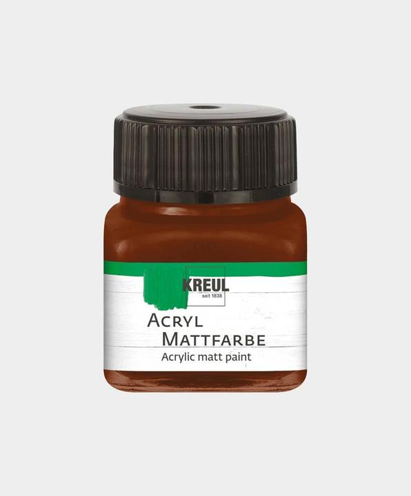 Produktbild Kreul Acryl Mattfarbe, 20 ml (Schokobraun, 20 ml)