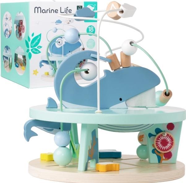 Image du produit Konjac Sponge Spirale motorisée en bois Monde sous-marin