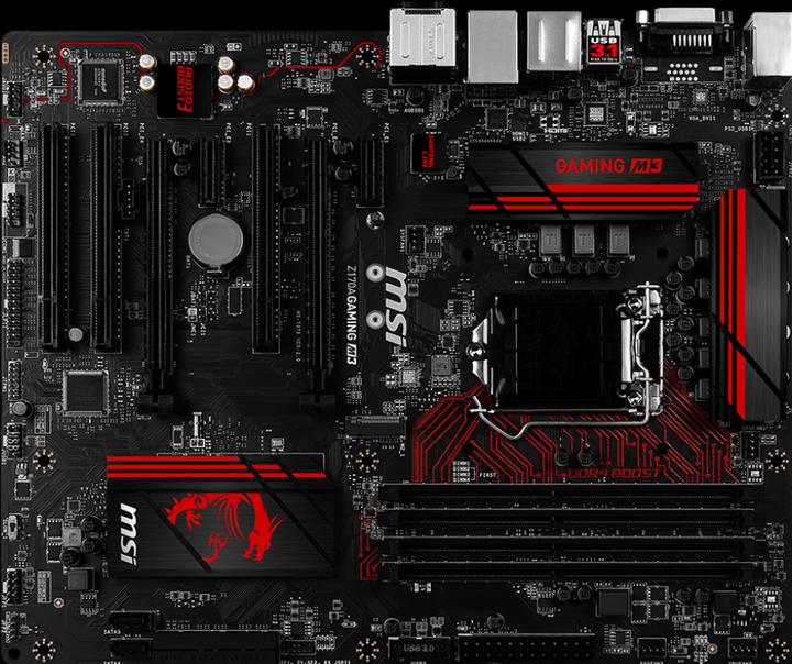 MSI Z170A Gaming M3 (LGA 1151, Intel Z170, ATX)