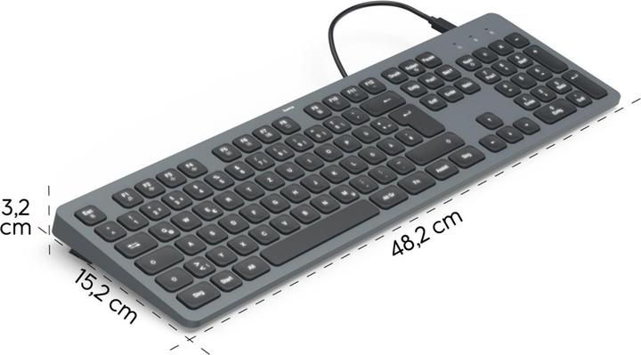 Produktbild Hama CK-400 Tastatur kabelgebunden schwarz (DE, Kabelgebunden)
