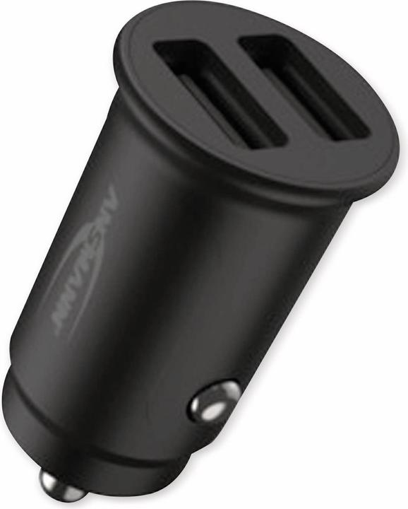 Immagine prodotto Ansmann Caricabatterie per auto 12-24V DC/1000mA/12W/KFZ/2xUSB/5V bl