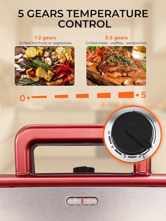 Immagine prodotto Housnat Sandwichmaker mit Waffel- und Grillfunktion