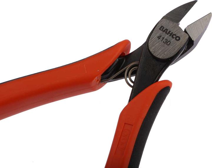 Image du produit Bahco Pince coupante diagonale ERGO, micro coupe avec poignées à 2 composants, brunie 120 mm (120 mm)