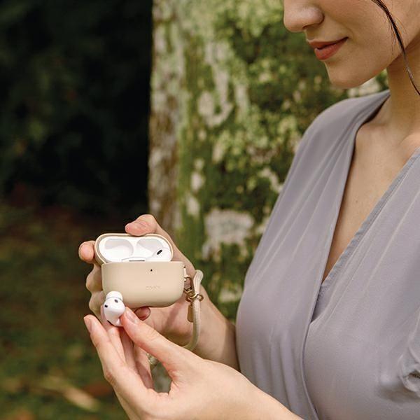 Image du produit Uniq étui Coehl Haven AirPods Pro 2 (2022/2023) kremowy/cream (Sac pour écouteurs)