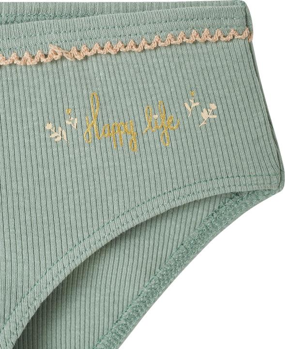 Immagine prodotto Vertbaudet Confezione da 5 slip da bambina, a costine (128, Confezione da 5 pezzi)