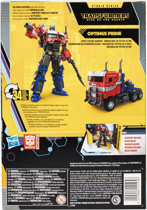 Produktbild Hasbro Transformers: Rise of the Beasts Buzzworthy Bumblebee figurine Studio Series 102BB Optimus Prime 16