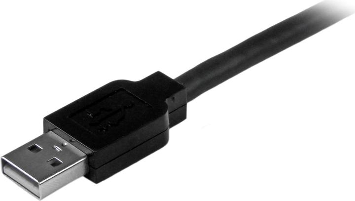 Produktbild StarTech 15m aktives USB 2.0 A auf B Kabel - Stecker/Stecker - USB Druckerkabel 1x USB A / 1x USB B - Schwarz (15 m, USB 2.0)