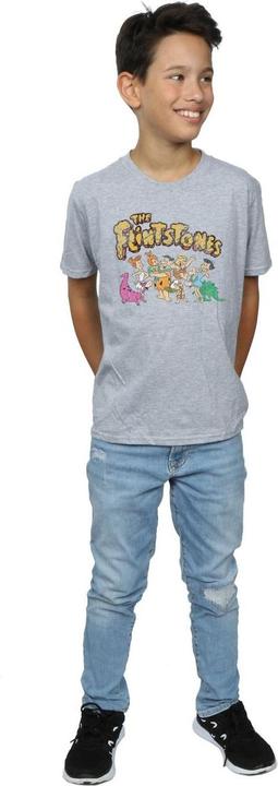 Immagine prodotto The Flintstones Group Distressed Maglietta Ragazzi (116)