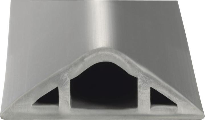 Actual product image Hama Flexible cable duct, self-adhesive, semicircular, 180 x 3 x 1 cm, PVC, grey (Duct, 180 cm)