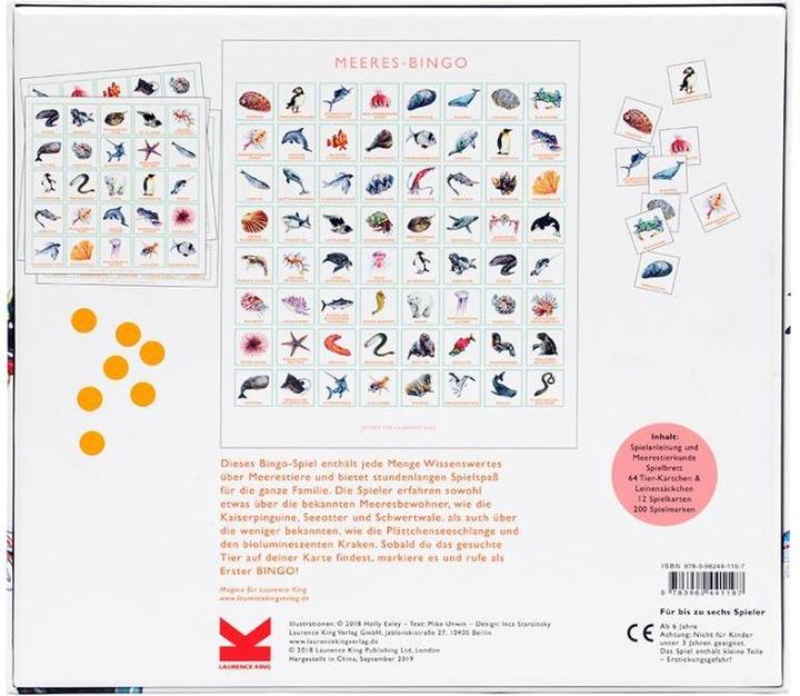 Actual product image 441197 - Meeres-Bingo - Board game, 2-7 players, ages 6+ (DE edition) (German)