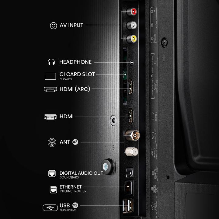 Produktbild Hisense TV TV 32A4N 32"MODO JUEGO DEPORTES IA DOLBY DTS TDT (32", LED, HD)
