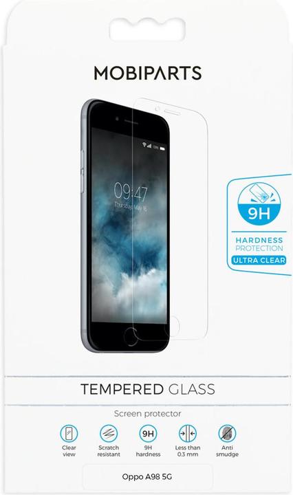Actual product image Mobiparts Regular Tempered Glass Oppo A98 5G (1 Piece, Oppo A98)