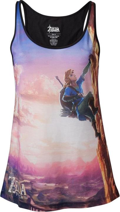 Produktbild Difuzed ZELDA BREATH OF THE WILD- All Over Link Climbing TopTank - GIRL (M) (M)